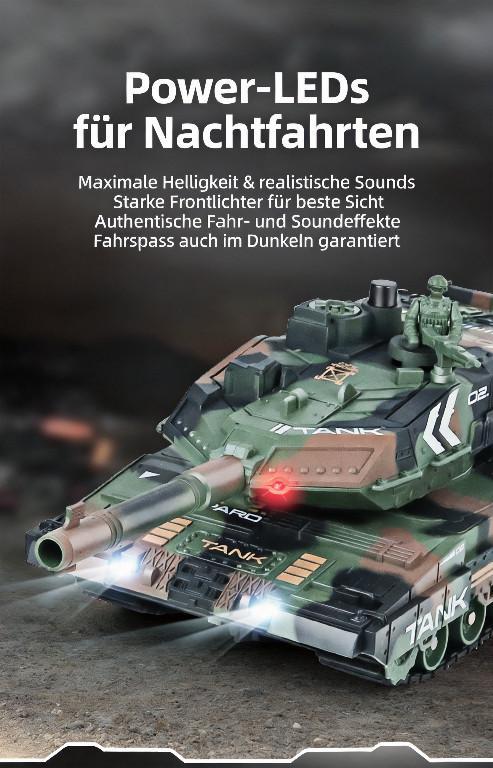 Brandneuer RC Panzer 1 24 Action pur im Garten und Wohnzimmer! in Brig - Bild 2