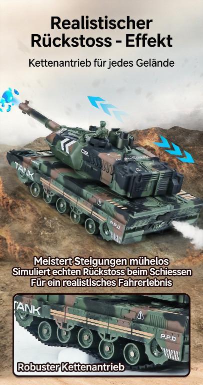 Brandneuer RC Panzer 1 24 Action pur im Garten und Wohnzimmer! in Brig - Bild 3