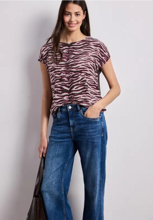 Dropped Shoulder Shirt mit Print in Aesch - Bild 1
