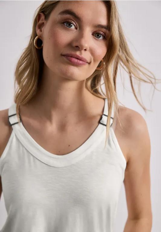 Top mit V-Neck und Deko-Detail in Luzern - Bild 1