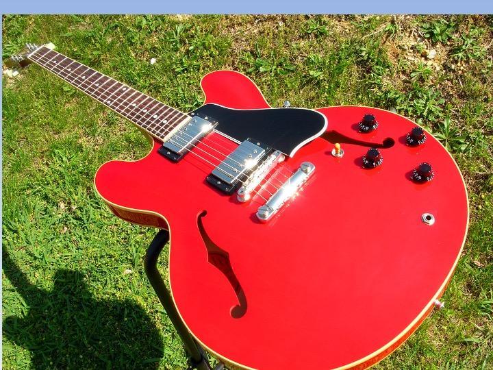 2006 Gibson Custom Shop 1959 Dot Reissue ES-335 in Faded Cherry in der Schweiz - Bild 2