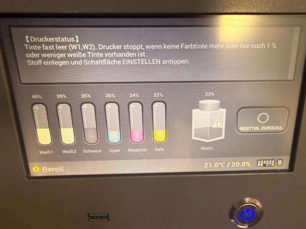 Ricoh RI 1000 DTG- DTF- Drucker Textildrucker in Appenzell - Bild 2