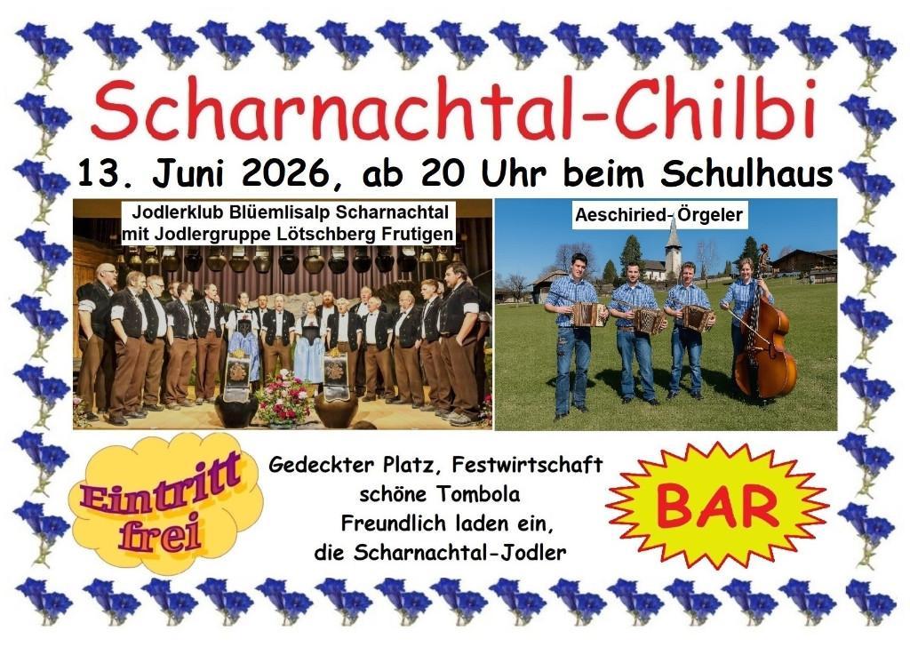 Scharnachtal-Chilbi am 13. Juni 2026 ab 20 Uhr in Spiez - Bild 1