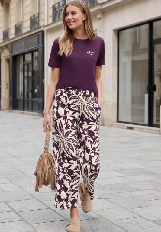 Culotte im Loose Fit mit floralem Muster in Bremgarten - Bild 1