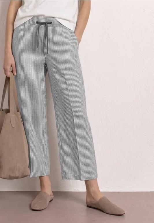 Wide Leg Hose im Loose Fit aus Leinen in Urdorf - Bild 1