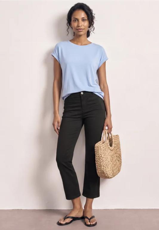 3/4 Flared Leg Hose im Casual Fit in Aesch - Bild 1