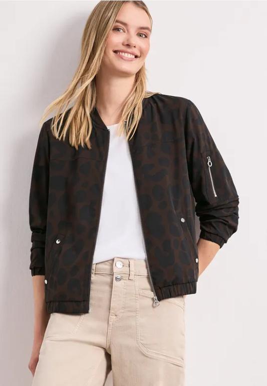 Blouson mit Zipper und Print in Aesch - Bild 1