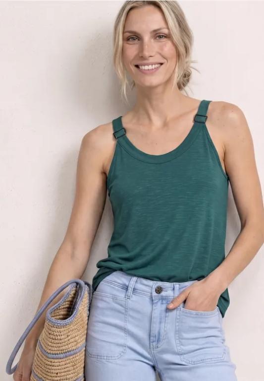 Top mit V-Neck und Deko-Detail in Appenzell - Bild 1