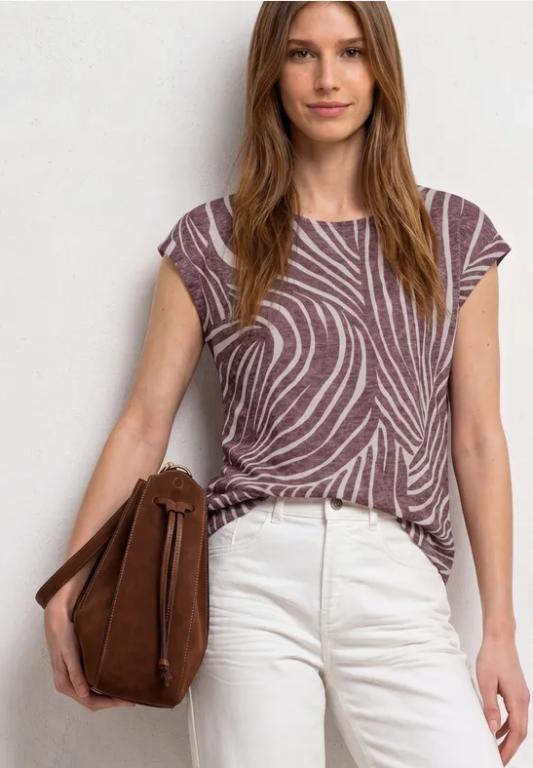 Dropped Shoulder Shirt im Ausbrenner-Look in Appenzell - Bild 1