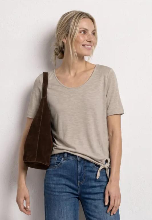 Kurzarm Shirt mit Knotendetail in Urdorf - Bild 1