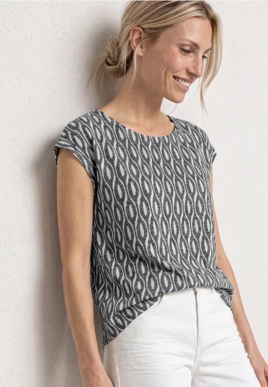 Dropped Shoulder Shirt im Ausbrenner-Look in Dulliken - Bild 1