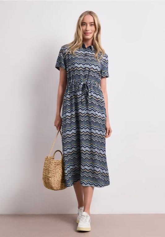 Midi-Kleid mit Zick-Zack-Muster in Lenzburg - Bild 1