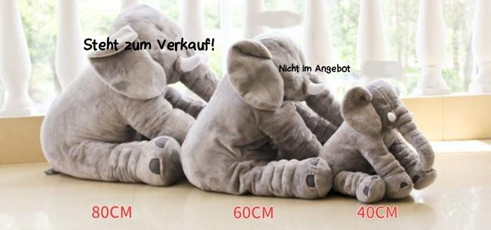 lefanten Kissen Elefant Elefanenkissen Baby Kinder Plüschtier in Brig - Bild 3