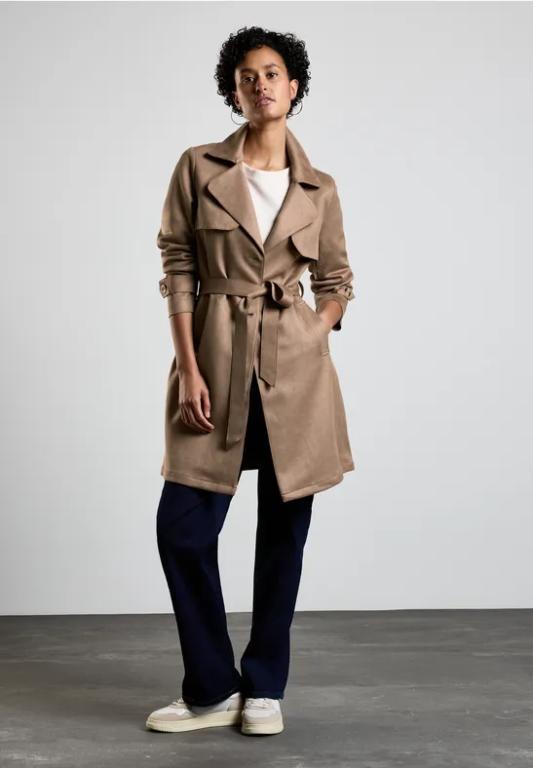 Velours-Look Trenchcoat in Frauenfeld - Bild 1