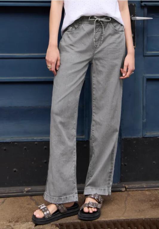 Wide Leg Jeans mit Elastikbund in Willisau - Bild 1