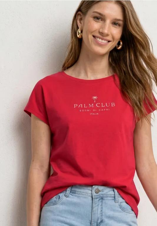 Dropped Shoulder Shirt mit Wording in Appenzell - Bild 1