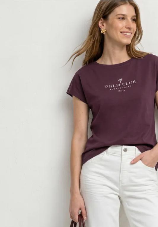 Dropped Shoulder Shirt mit Wording in Urdorf - Bild 1