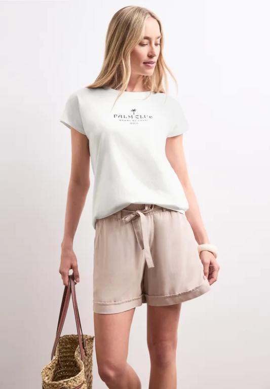 Dropped Shoulder Shirt mit Wording in Luzern - Bild 1