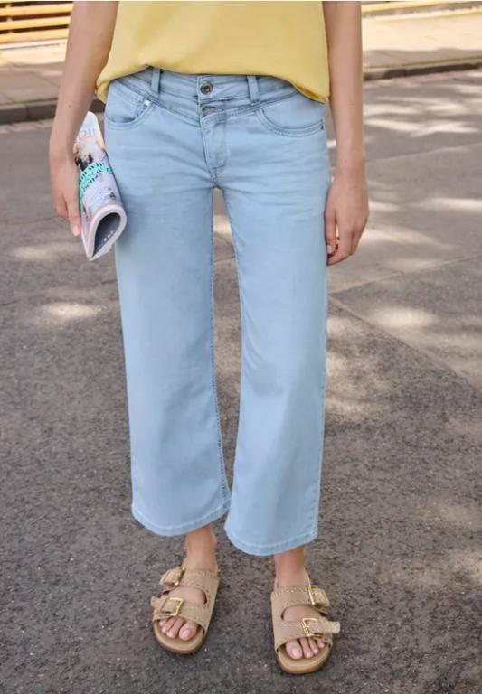 Mid Waist Wide Leg Jeans im Loose Fit in Aesch - Bild 1