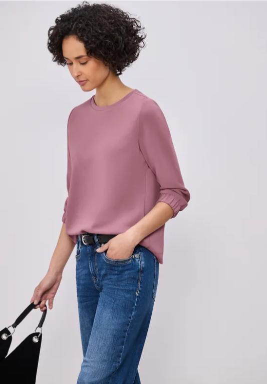 3/4-Arm Shirt im Silk-Look in Bern - Bild 1
