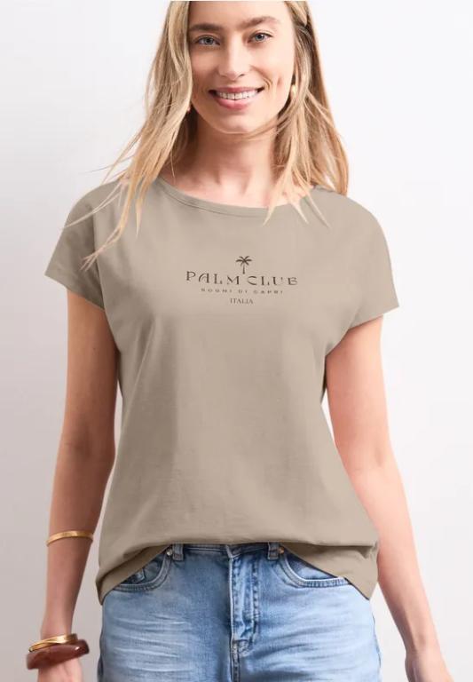 Dropped Shoulder Shirt mit Wording in Luzern - Bild 1