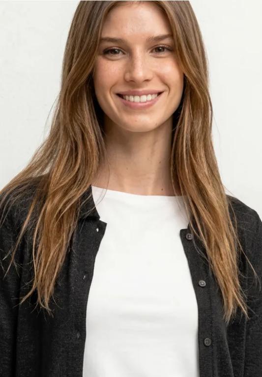 Leichte Langam Jacke in Leinen-Optik in Luzern - Bild 1