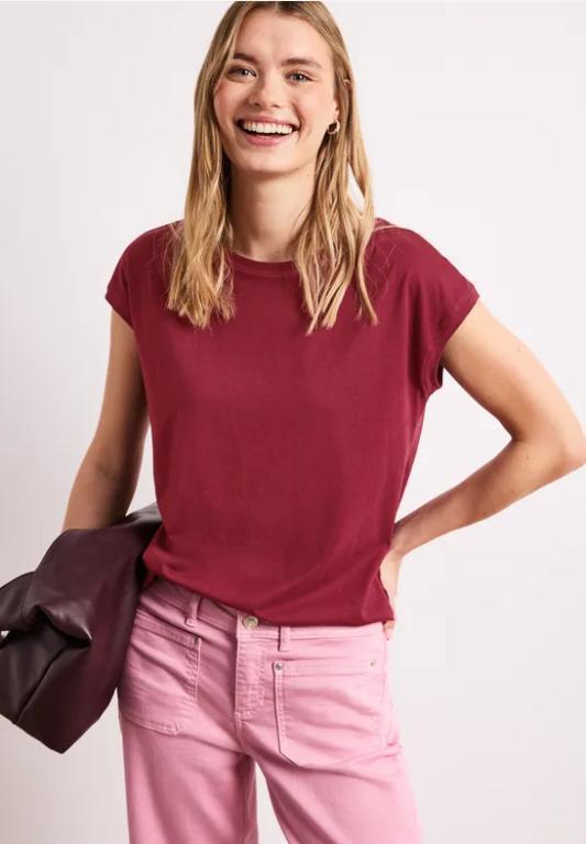 Shirt mit Boatneck und Deko-Detail in Aesch - Bild 1