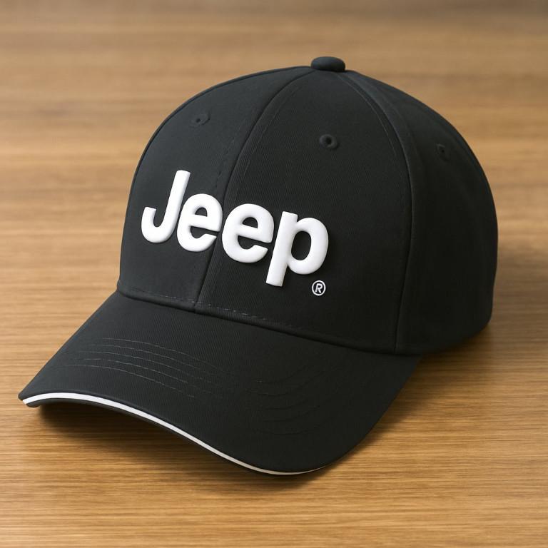 Jeep Cap Baseball Cap Baumwolle Schwarz Unisex Snapback in Brig - Bild 1