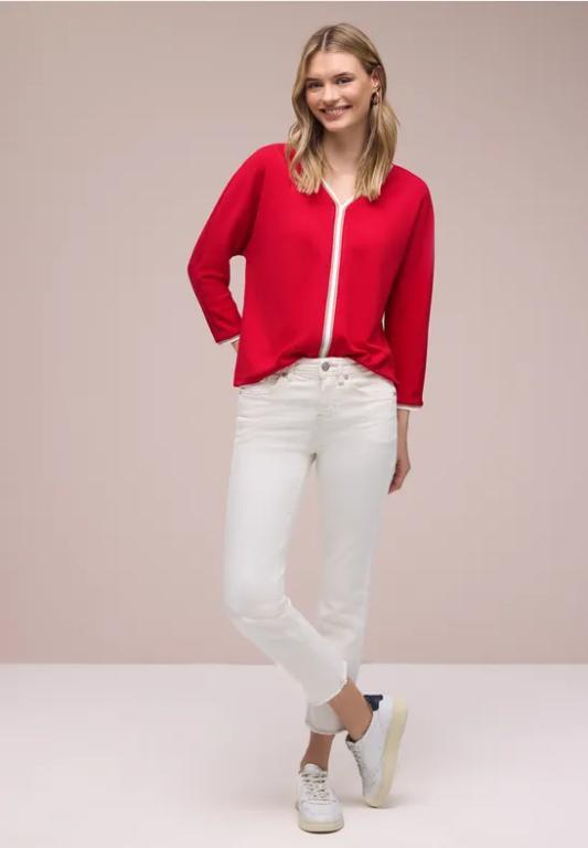 3/4-Arm Shirt mit Kontrastdetail in Urdorf - Bild 1
