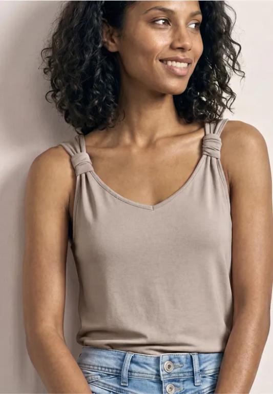 Top mit V-Neck und Knotendetail in Lenzburg - Bild 1