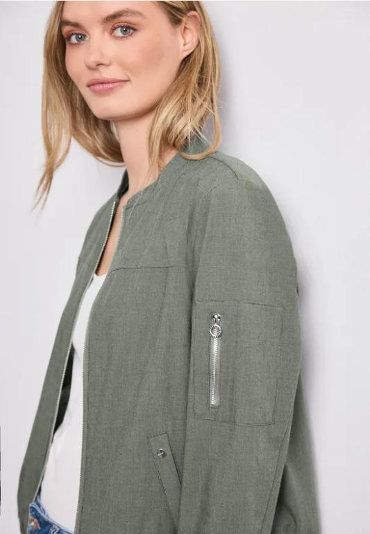 Blouson mit Rundhals und Zipper in Aesch - Bild 1