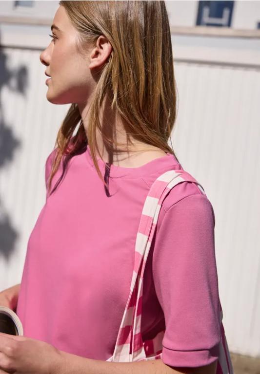 Basic T-Shirt mit Kurzarm und Rundhals in Aesch - Bild 1
