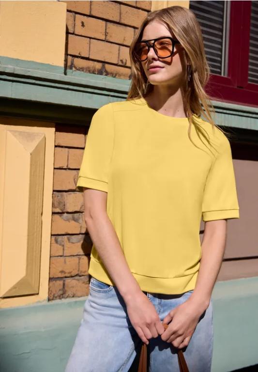 Basic T-Shirt mit Kurzarm und Rundhals in der Schweiz - Bild 1