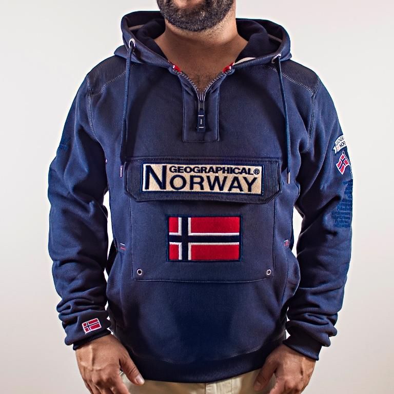 navyblau Geographical Norway Hoddie Grössen S-L in Urdorf - Bild 1