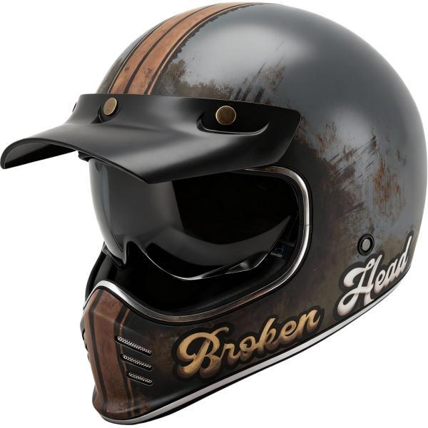 Broken Head Retro Helm Rusty Rebel in Sursee - Bild 1