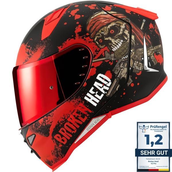 Broken Head Jack S. V2 Pro Rot Integralhelm + Visier … in Mattenhof - Bild 1