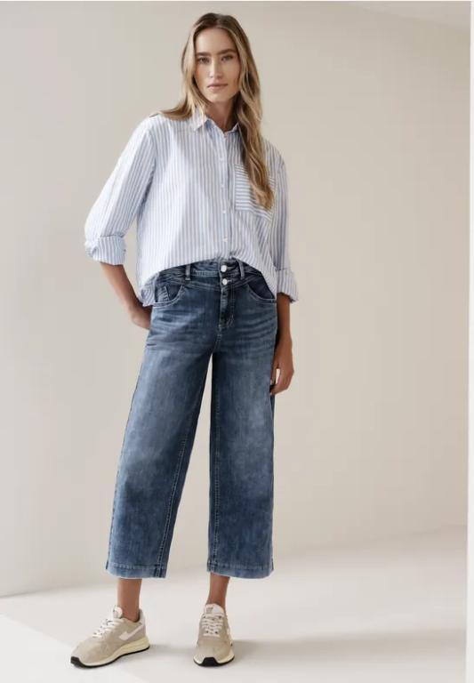High Waist Wide Leg Jeans im Loose Fit in Landquart - Bild 1