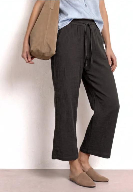 Wide Leg Hose aus Musselin im Loose Fit in Willisau - Bild 1