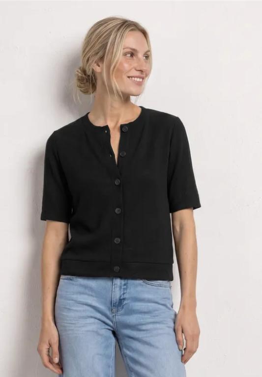 Kurzarm Jacke im Strick-Look in Urdorf - Bild 1