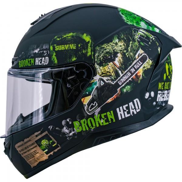 Broken Head Integralhelm Resolution Gr?n in Stans - Bild 1
