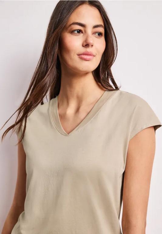 Dropped Shoulder Shirt mit V-Neck in der Schweiz - Bild 1