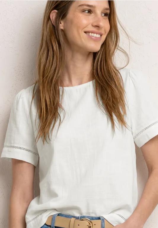 Blusenshirt mit Rundhals und Tape-Details in Köniz - Bild 1