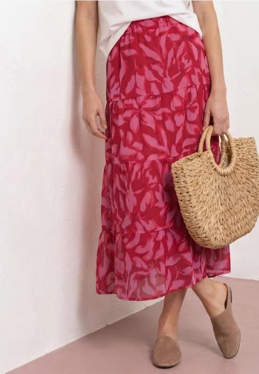 Maxi-Rock aus Chiffon mit Print in Zofingen - Bild 1