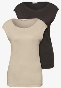Basic Shirt mit Boatneck im 2er-Pack in Basel - Bild 1