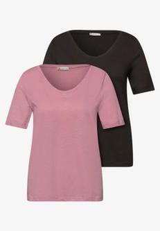 Basic T-Shirt mit Kurzarm im 2er-Pack in Oftringen - Bild 1