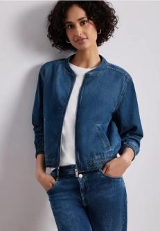 Blouson im Denim-Look mit Zipper in Zürich - Bild 1