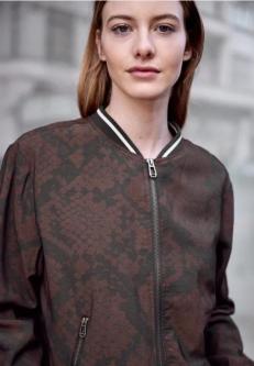 Blouson mit Animal Print und Zipper in Liestal - Bild 1