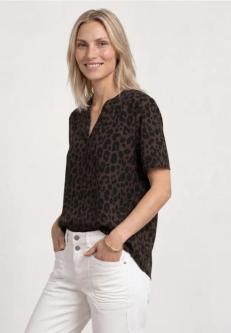 Blusenshirt mit Split Neck und Print in Thun - Bild 1