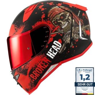 Broken Head Jack S. V2 Pro Rot Integralhelm + Visier … in Basel - Bild 1