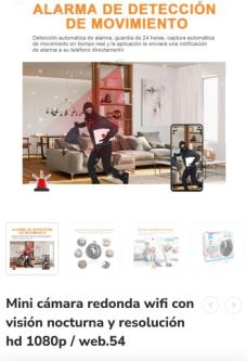 Cámara de seguridad WiFi63835221153921122